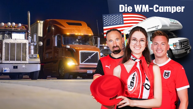 Unsere WM-Camper fühlen sich auf den Highways längst zu Hause.