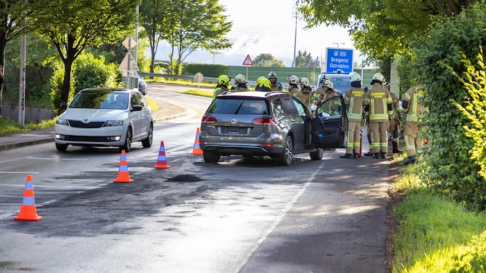 Auch die Feuerwehr stand im Einsatz.