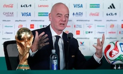 Gianni Infantino gab im Vorfeld der WM-Eröffnung eine Pressekonferenz.