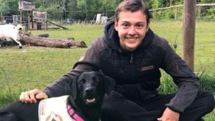 Marian mit „Selma“ im Animal Training Center (ATC) in Hitzendorf