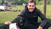Marian mit „Selma“ im Animal Training Center (ATC) in Hitzendorf