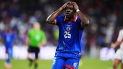 Haiti darf nicht in diesem Trikot spielen. 