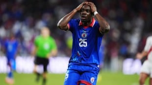 Haiti darf nicht in diesem Trikot spielen. 