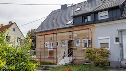 Das Haus in Klagenfurt wurde offenbar Schauplatz eines schrecklichen Verbrechens.