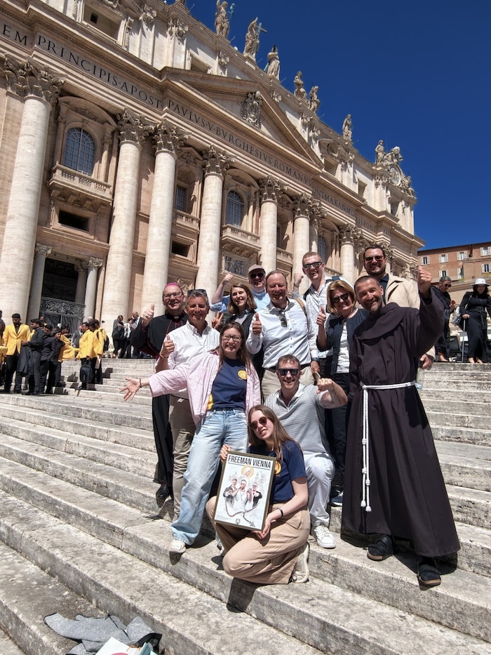 Diese Delegation aus Österreich besuchte die Papst-Audienz.
