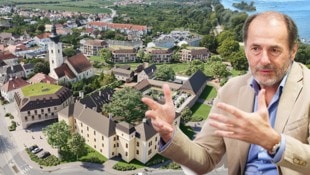 Krone KREATIV/Eva Manhart, Mama Group Herbert Pinzolits mit seinem aktuellen Projekt in Mautern an der Donau