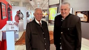 Hanns Schell (links) und Theodor Poppmeier haben ihr Leben lang leidenschaftlich Kunst ...