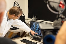 Die Gesteinsproben wurden in der Montanuni Leoben analysiert.