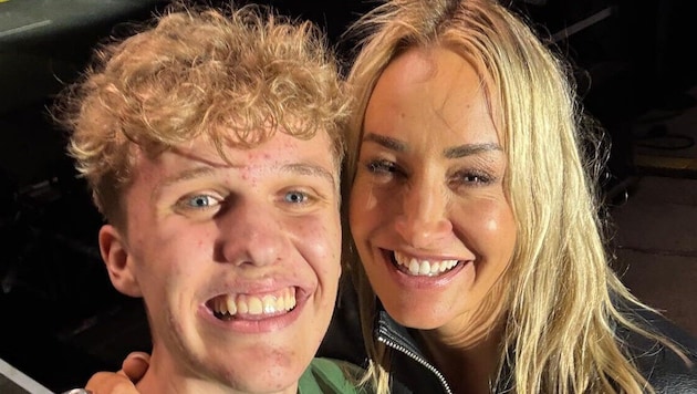 Erik Pfisterer machte noch schnell ein Selfie mit Sarah Connor.