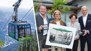 Bernd Scharfegger (Betreiber der Rax-Seilbahn, Landeshauptfrau Johanna Mikl-Leitner,  Elisabeth ...