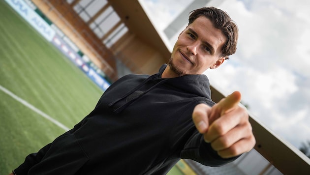 Dion Kacuri ist bereits in Lustenau angekommen.