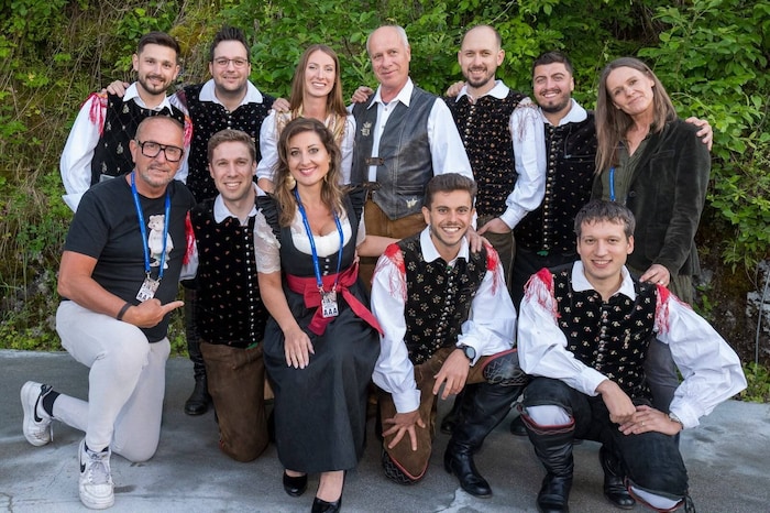 Sašo Avsenik und seine Musiker freuen sich vor dem Konzert auf die vielen Fans.