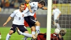 Franz Schiemer (M.) absolvierte 25 Länderspiele für Österreich.