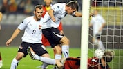 Franz Schiemer (M.) absolvierte 25 Länderspiele für Österreich.