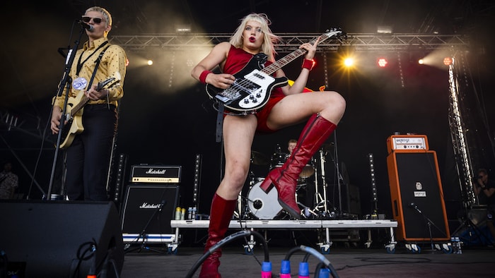Mit überbordender Energie die feurigste Rockband des Tages: die aufstrebenden Londoner The ...