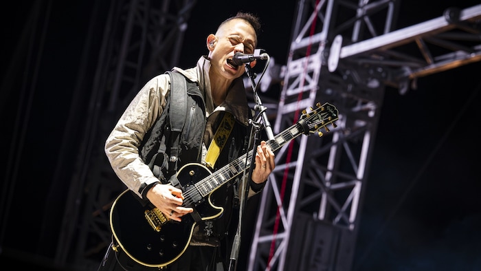 Arrivierte Stammgäste mit begeistertem Stammpublikum: Trivium rund um Frontmann Matt Heafy.