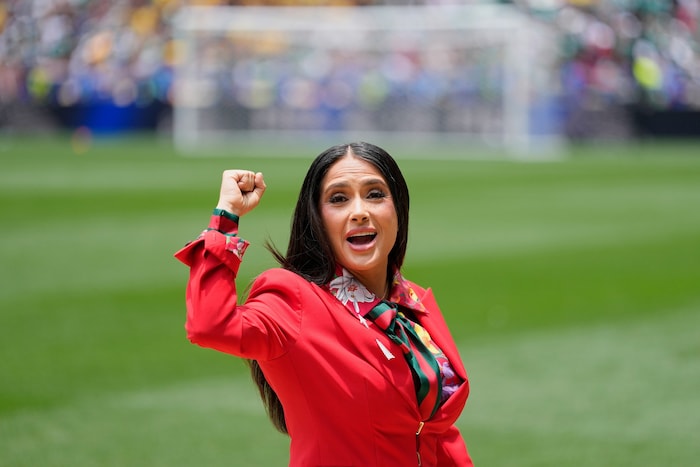 WM-Botschafterin Salma Hayek