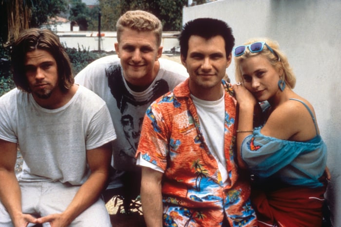 Die Stars von „True Romance“ – unter anderem Brad Pitt, Christian Slater und Patricia Arquette – ...