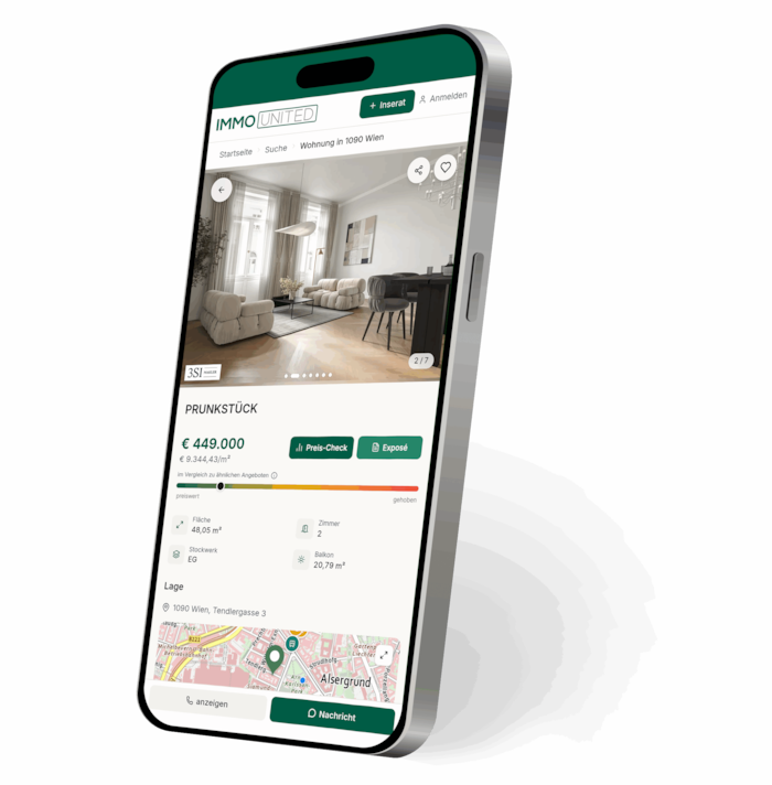 Screenshot neues Immobilienportal IMMOunited ab 11.06.2026