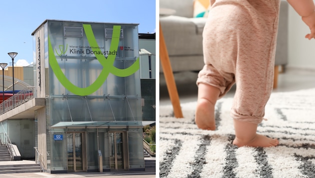 Eineinhalb Jahre altes Mädchen musste nach Vergiftung durch Drogen in die Klinik Donaustadt.