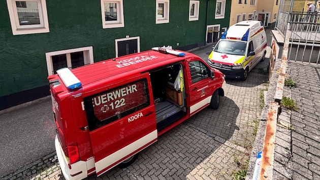Die Zufahrtsstraße zum Einsatzort war schmal.