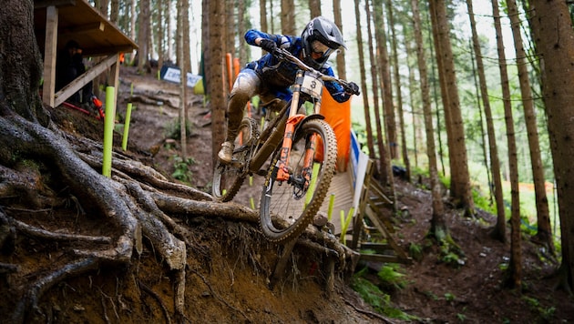 Lina Frener war am Freitag in der Qualifikation für den Heimweltcup in Leogang nicht zu stoppen.