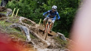 Lina Frener holte sich in Leogang ihren zweiten Weltcup-Sieg in der Juniorenklasse.