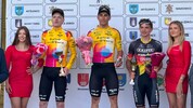Colin Stüssi (2. v. li) und Giacomo Ballabio (M.) feierten in Polen am Freitag einen Doppelsieg.