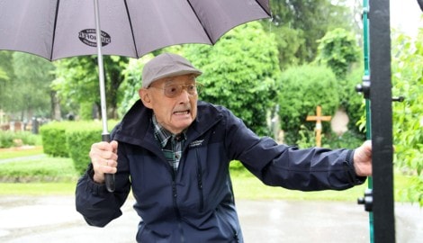De 90-jährige Alois Wiesner suchte lange nach einem Notausgang – und sieht Handlungsbedarf.