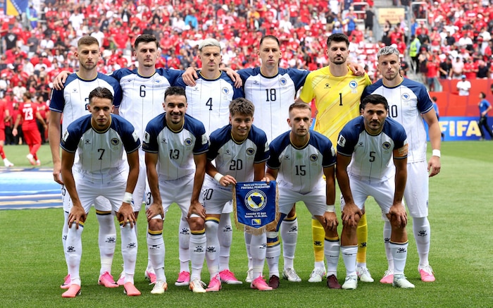 Das Team der Bosnier