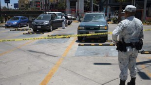 In Tijuana wurde auf einem Parkplatz eine Leiche gefunden.