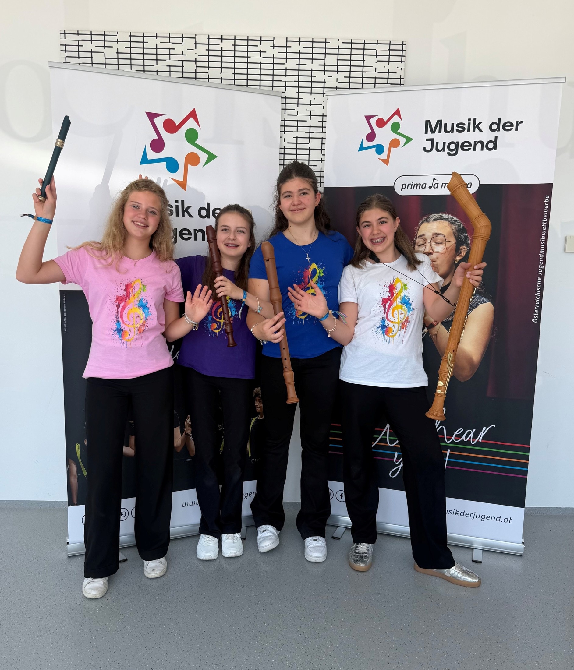 Die Goldmaries – das Ensemble Woodwind Wonders (Musikschule Rosental) holte auch den ...