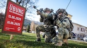 Achtung: Ab Montag wird hier „scharf“ – mit Knallmunition gekämpft. 