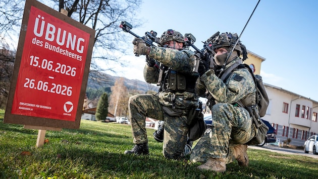 Achtung: Ab Montag wird hier „scharf“ – mit Knallmunition gekämpft.