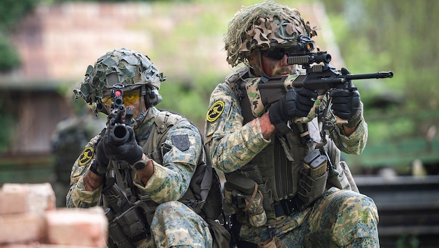 Viel Geld wird im Rahmen des Aufbauplans 2030+ in die Truppe sowie in moderne Ausrüstung ...