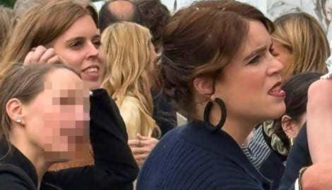 Royaler Besuch in Wien: Die Prinzessinnen Beatrice und Eugenie mischten sich vor der Karlskirche ...