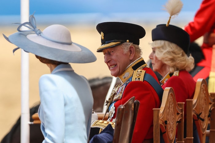 König Charles plauderte immer wieder mit Prinzessin Kate.