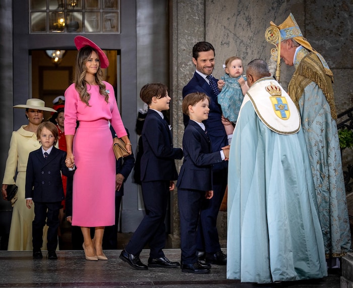 Prinzessin Sofia trug Pink – und Baby Ines beobachtete alles ganz genau!