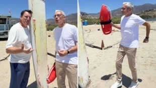 Andreas Herzog und Rainer Pariasek haben in Malibu eine schiere Hetz‘.