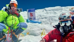 Privat Dienstag, 19. Mai 2026, 9.17 Uhr: Außerferner Premiere auf dem Mount Everest durch die Berwanger ...