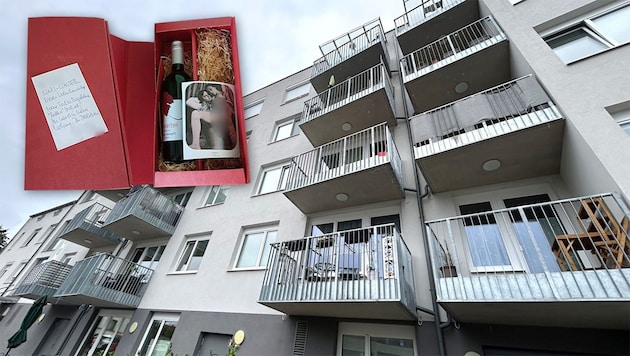 Drohbriefe und obszöne Bilder werden von einem 60-jährigen Bewohner immer wieder vor den Türen ...