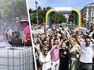Das Regen hat dem Start der Pride am Samstag einen kleinen Strich durch die Rechnung gemacht.