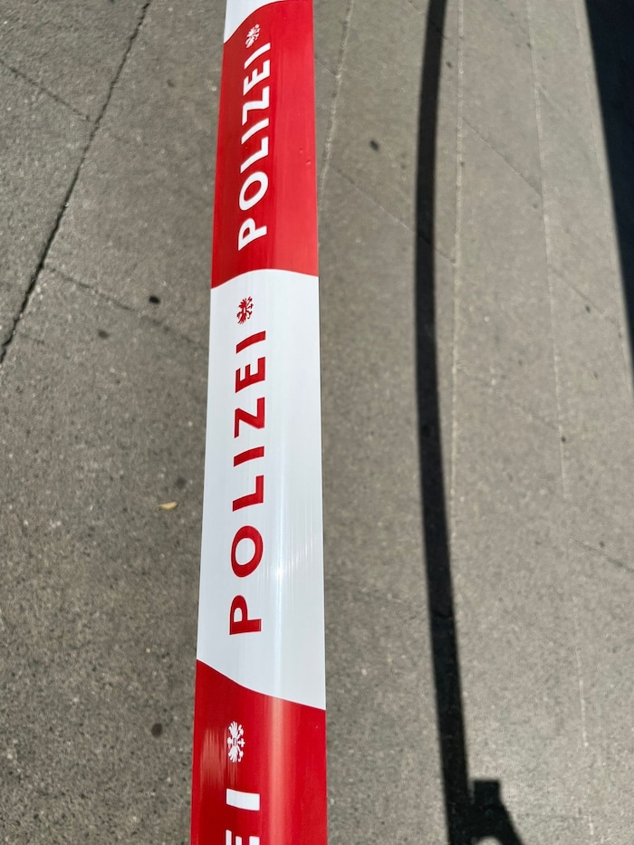 Der kontaminierte Bereich wurde abgesperrt.