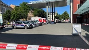 Die Einsatzkräfte am Hauptbahnhof.