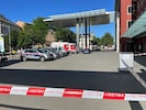 Die Einsatzkräfte am Hauptbahnhof.