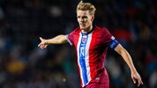 Martin Odegaard führte Norwegen bei der WM als Kapitän an.