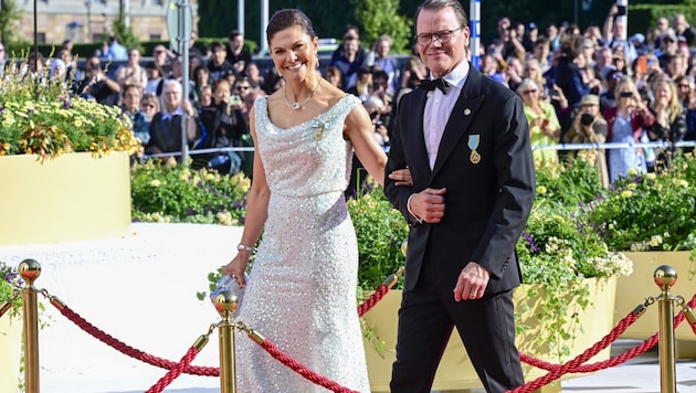 Kronprinzessin Victoria legte zum Abschluss des Tages einen glanzvollen Auftritt hin.