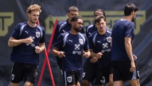 Das ÖFB-Team bereitet sich für das erste WM-Spiel gegen Jordanien vor.