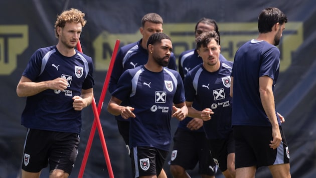 Das ÖFB-Team bereitet sich für das erste WM-Spiel gegen Jordanien vor.