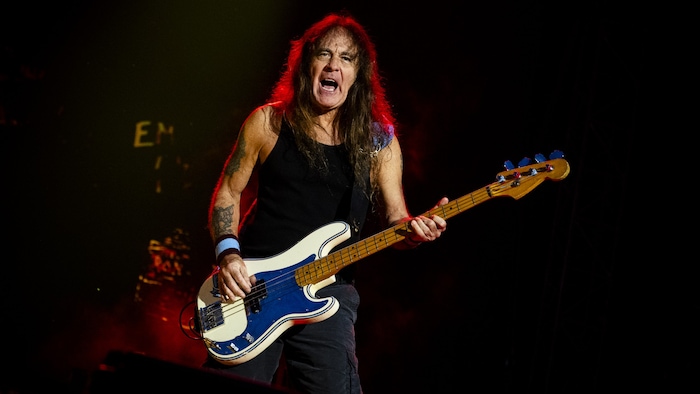Der Chef: Bassist Steve Harris gründete Iron Maiden an Weihnachten 1975 – und führt die Band ...